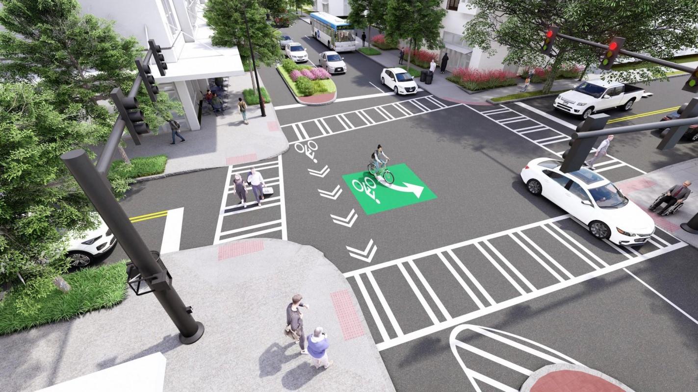 Visual proof: Midtown's mythical Juniper Complete Street is